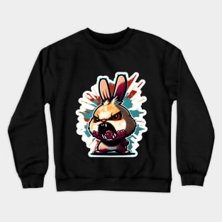 Angry Bunny Crewneck Sweatshirt